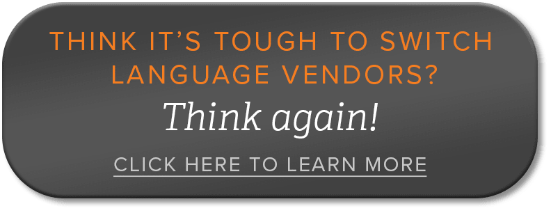 Easy to switch language vendors